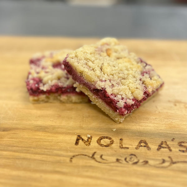 Raspberry Crumble Bars